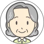 60代女性のイラスト