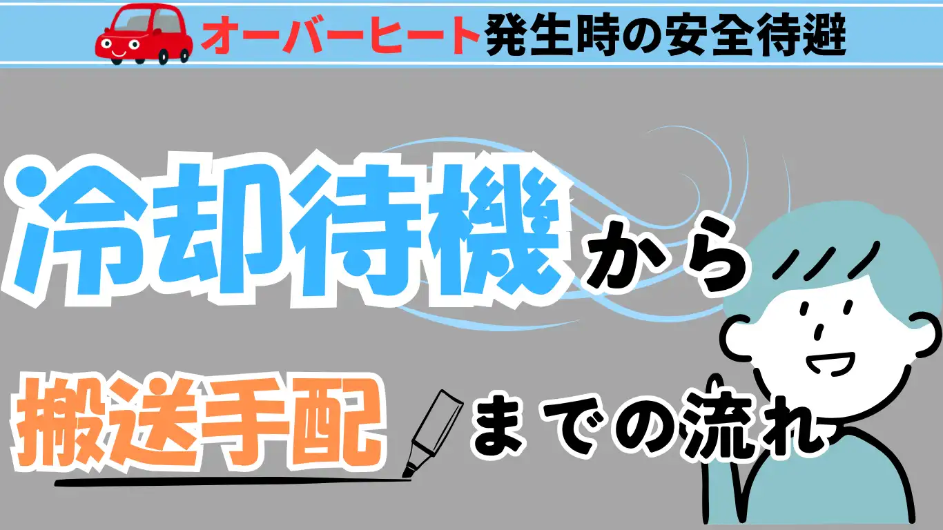 オーバーヒート発生時の安全退避：冷却待機から搬送手配までの流れ タイトル画像