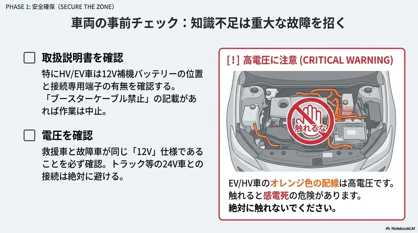 車両の事前チェック：知識不足は重大な故障を招く