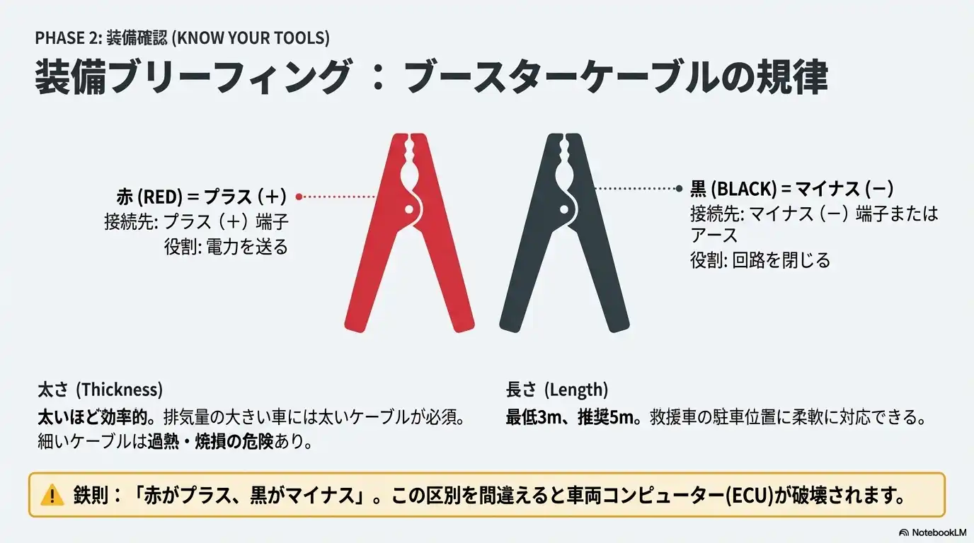 装備ブリーフィング：ブースターケーブルの規律